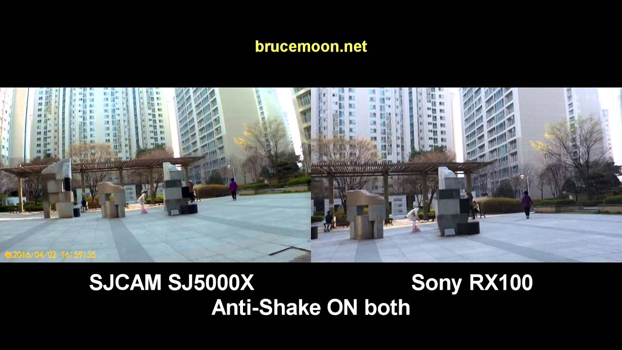 SJ5000X vs Sony RX100 Anti-Shake comparison #2
