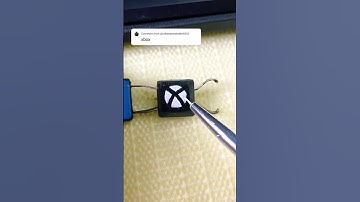 Drawing X for Xbox but on custom keyboard! @xbox #drawing #keyboard #keycaps