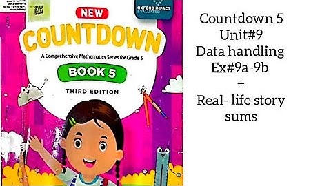 Oxford Countdown Class 5 | Unit 9 Data handling  Ex:9a-9b| Complete ex Maths Solution@studycorner373