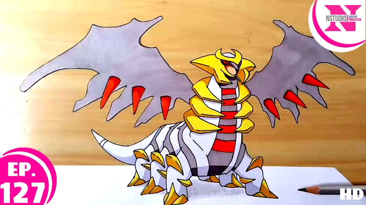 giratina and giratina (pokemon) drawn by take_yaki