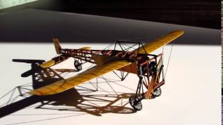 Bleriot XI scratch-build with working propeller