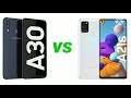 SAMSUNG A30 VS SAMSUNG A21S COMPARATIVA