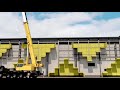 Mitino Shopping Mall. Construction presentation video.