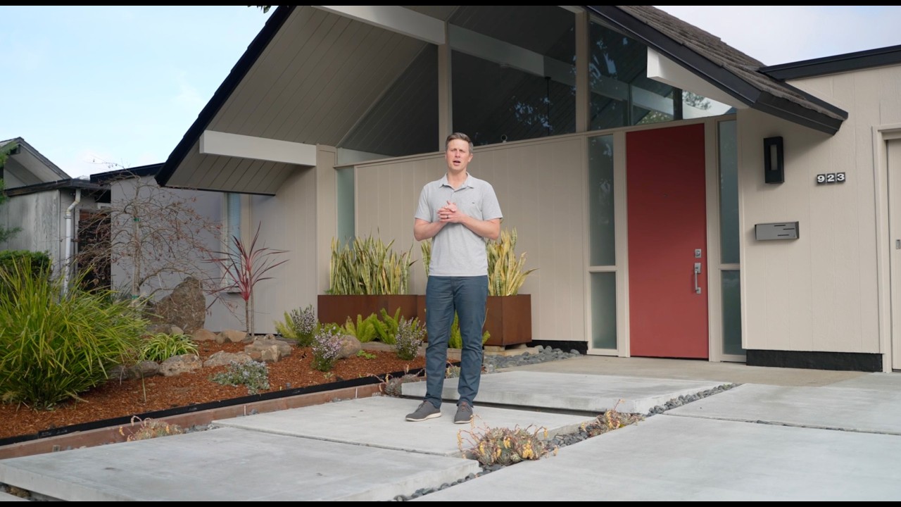 923 MacKenzie DrSunnyvale,  | Rare Double Gable Atrium Model Eichler with Cupertino Schools