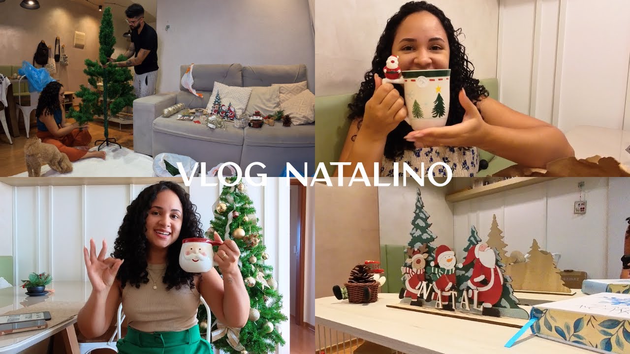 Vlog decorando o apê para o Natal