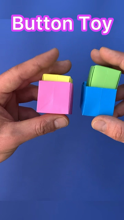 Origami Button Toy | Paper Button Toy | Toy Fidget | Watch the training video👆🏻