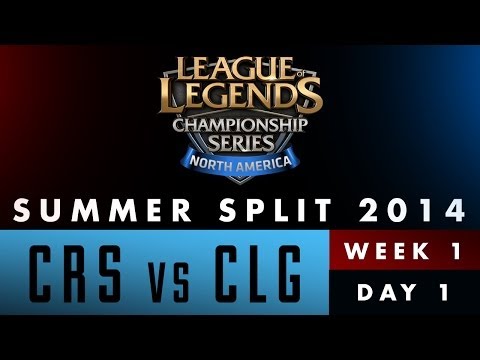 LCS NA Summer Split 2014 - Week 1 Day 1 - CRS vs CLG