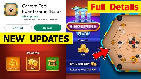 Carrom Pool New Updates || New Tables || Carrom Trials || Jamot Gaming