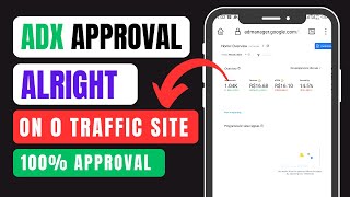 How to get adx approval alright network in 24 hours