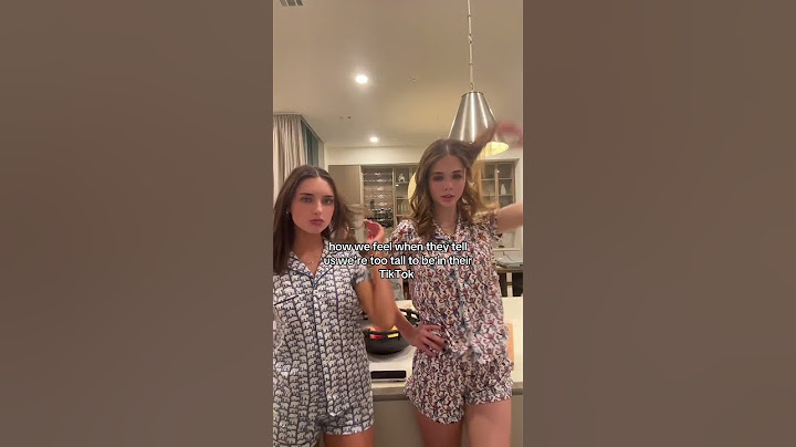 ARE WE TOO TALL?