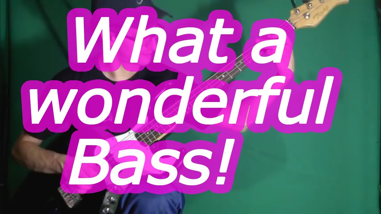 What a wonderful world - The Ramones *cover en bajo + tabs* - YouTube