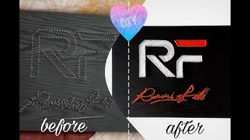 DIY String Art | Logo String Art | How to make String Art | Craft | handmade crafts