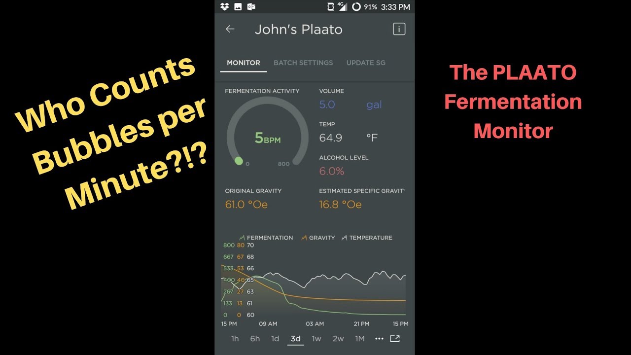 The PLAATO Airlock Fermentation Monitor Cool Homebrew Tech YouTube