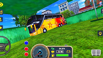Mobile Bus Driver Simulator: 2023 Update - Tha Bus Goes To Yogyakarta - Android Gamesplay