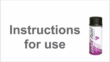 Thermographic paint for high temperature - Instructions for use