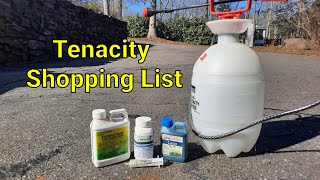 How to Spray Tenacity for First Time
