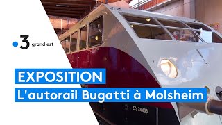 Le dernier autorail Bugatti exposé au festival Bugatti à Molsheim