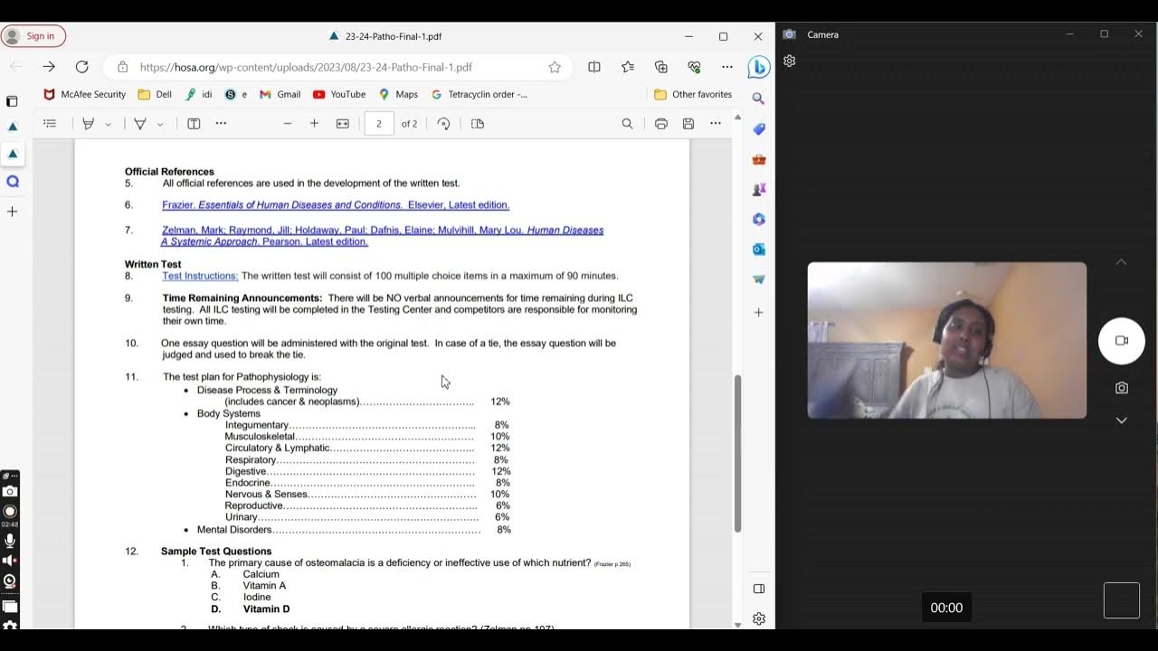 How to study for your HOSA exam. YouTube