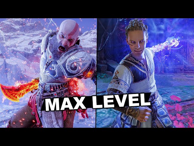 God of War Ragnarok - MAX LEVEL ZEUS BUILD Vs All Main Bosses (NO DAMAGE / GMGOW) 4K PS5 class=