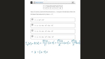 AP Calculus BC - Unit 10 Progress Check - MCQs (part C)