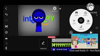 Intel Play Jevin and OWAKCX Logo Remake Kinemaster Speedrun x5 Speed