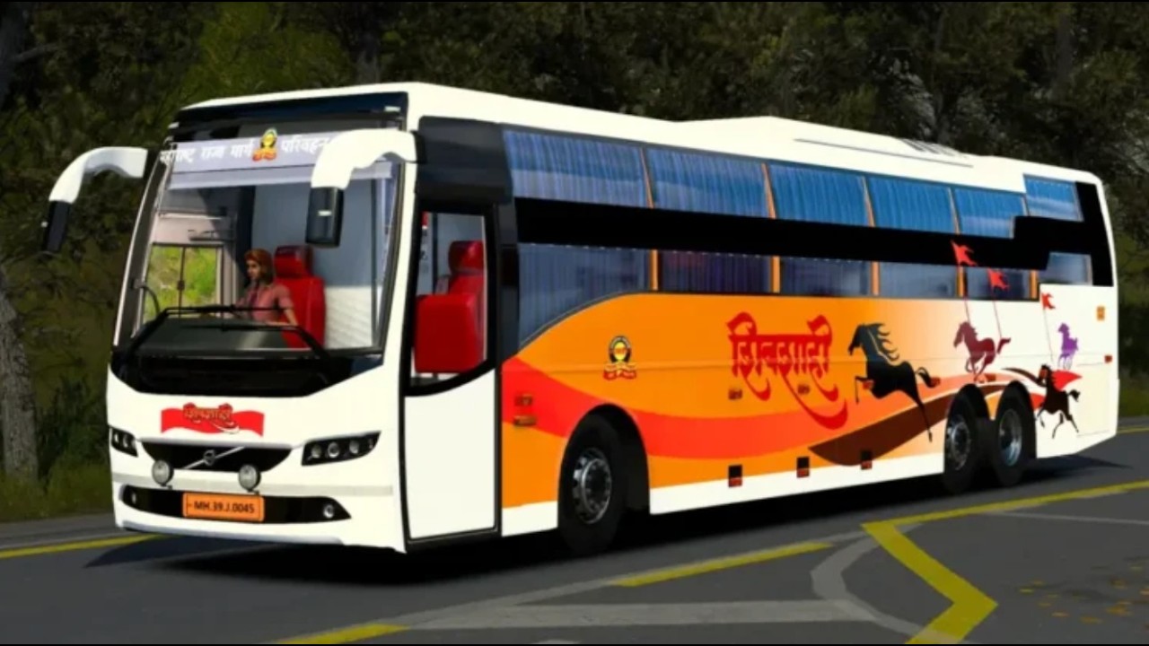 Shivshahi sleeper bus (ets2) #ets2 #trending #simulator #volvo 