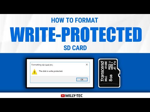 How To Format Write Protected SD CARD - YouTube