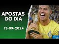 Apostas do Dia - 13-09-2024