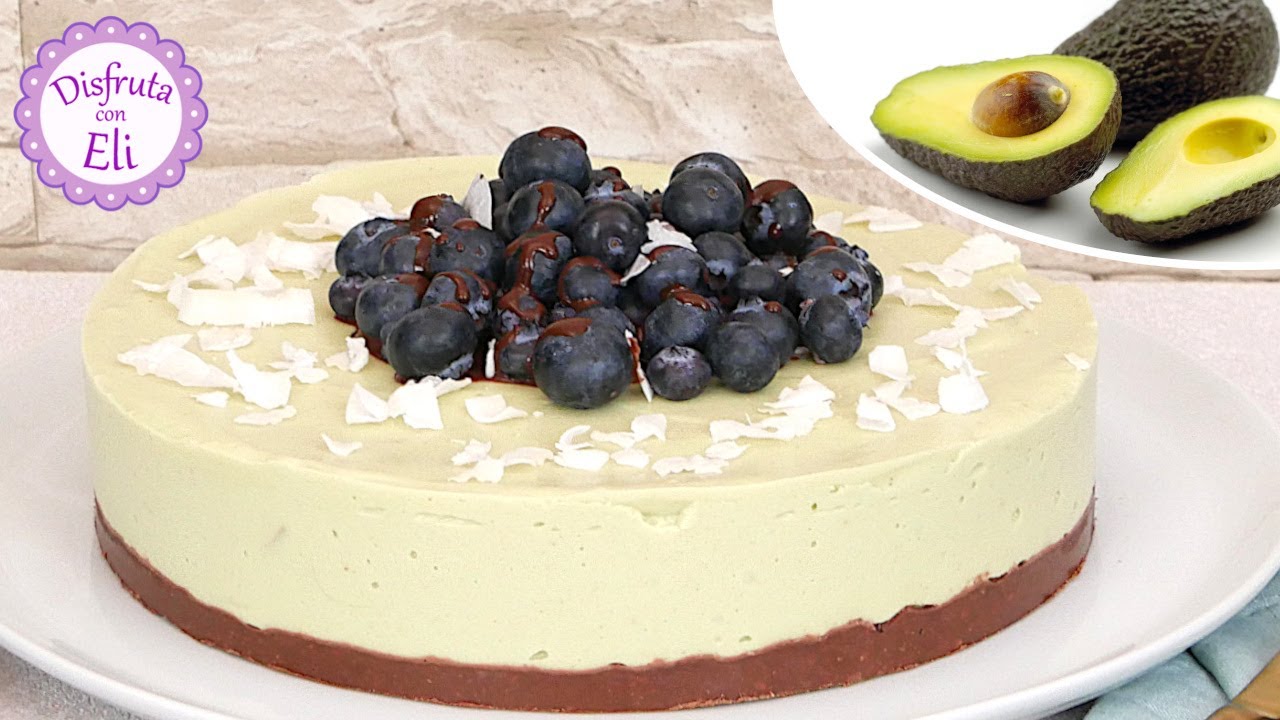 Tarta fría de Aguacate con Coco y Limón  🥑🥥  Postre sin Horno Muy Cremoso y Fresco