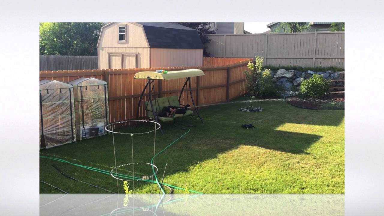 That's how you water your lawn - YouTube