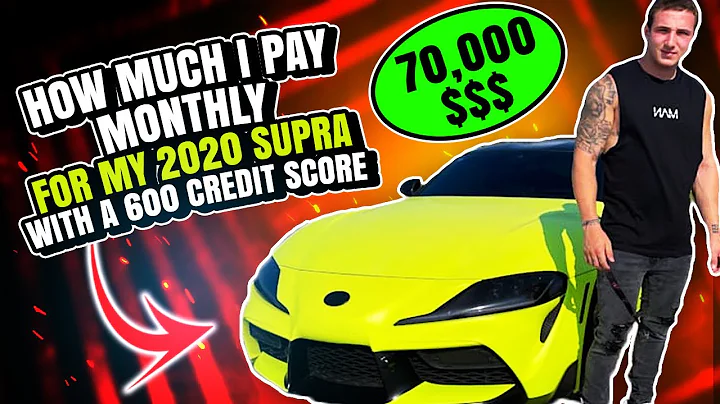 How Much I Pay Monthly For My 2020 SUPRA with a 600 Credit Score!