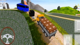 driver kargo mobil truk di jalan berbukit ( death road truck simulator ) screenshot 5