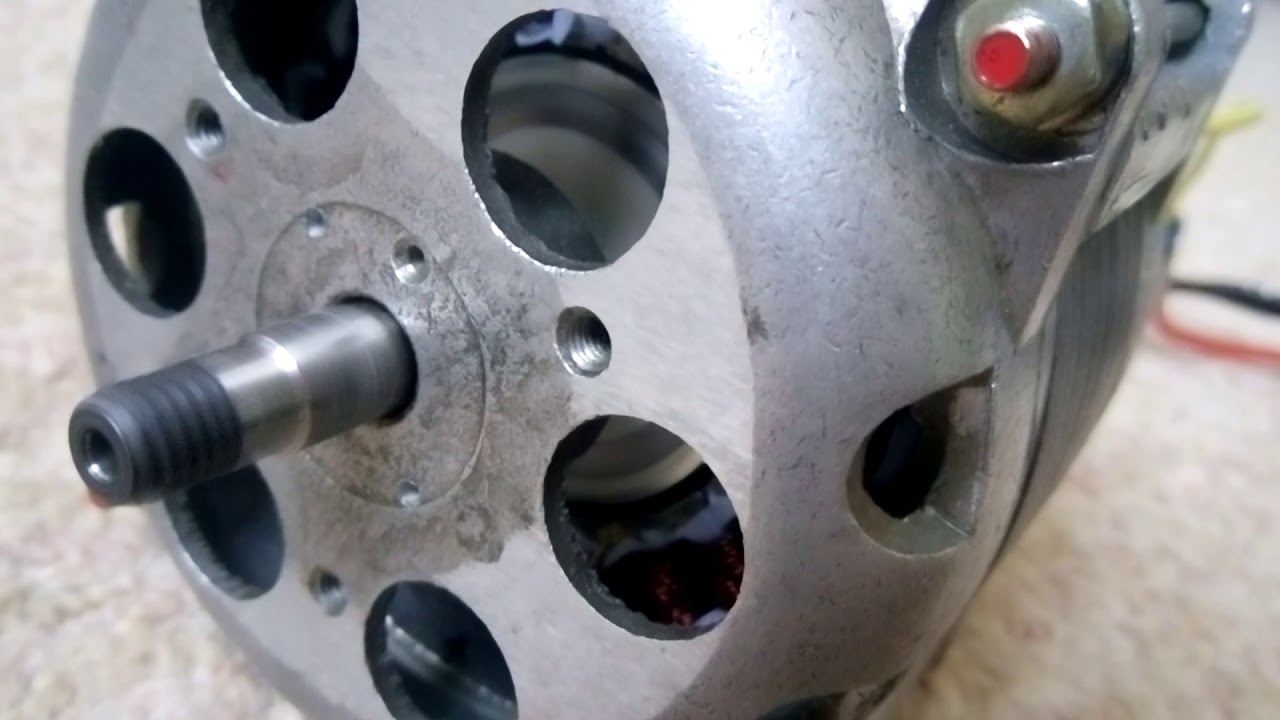 бесколлекторный мотор вместо MY1016 для электросамоката - YouTube