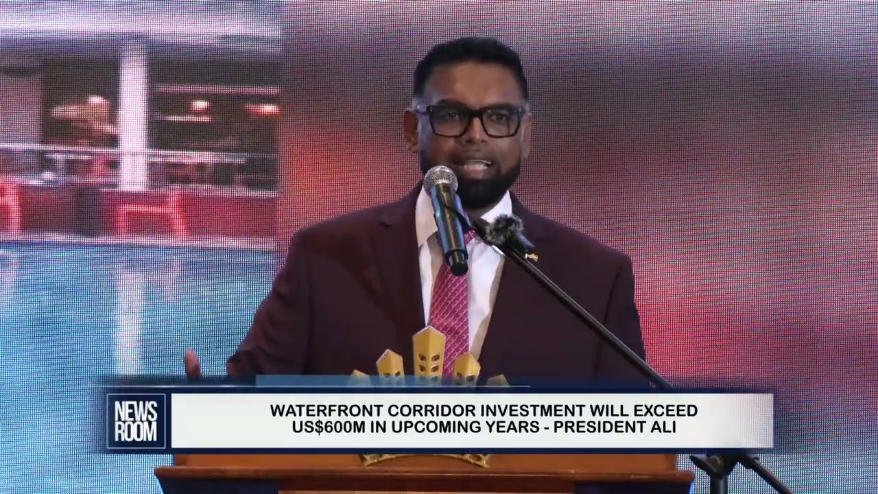 WATERFRONT CORRIDOR INVESTMENT WILL EXCEED US0M IN UPCOMING YEARS PRESIDENT ALI