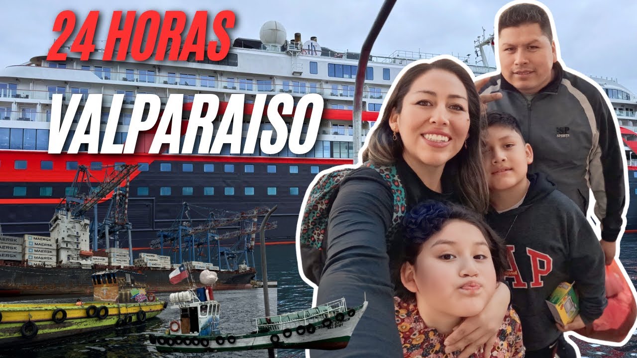 Peruanos conocen el puerto de Valparaiso /chile 