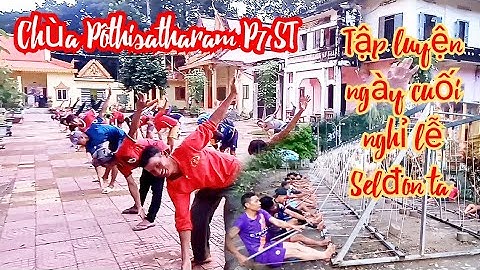 Ghe ngo Chùa Pôthisatharam sóc vồ P7 TP Sóc Trăng tập luyện ngày cuối nghỉ lễ Selđon ta 2022