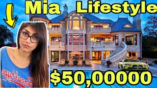 Mia Khalifa luxurious lifestyle 2026🤑 | Biography, Age, husband,Net worth, car luxurious home #rich
