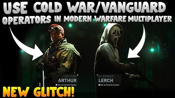 USE COLD WAR OPERATORS IN MULTIPLAYER IN MODERN WARFARE GLITCH! EASY OPERATOR GLITCH!