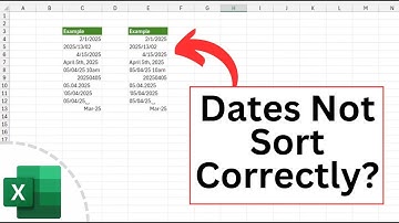 Waarom worden mijn datums niet correct gesorteerd? | Excel-datums worden niet gesorteerd - van ou...