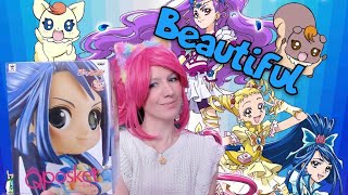 Pretty Cure 5 Go Go  Cure Aqua Qposket Figure Unboxing Her Hair