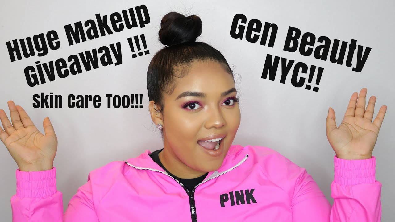 HUGE MAKEUP + SKINCARE (CLOSED) GIVEAWAY FROM GEN BEAUTY NYC 2018