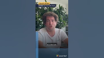 Joomla! Security Strike Team, David Jardin – #Joomla #OpenSource #Security