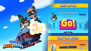 Cat Noir Tom at Mission Impossible - Raccoon Boss Fight Raccoonz Chase - Hero Dash SCORE MADNESS screenshot 5