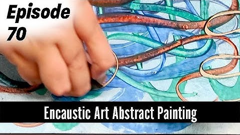 Encaustic Art Speed Art Abstract Painting