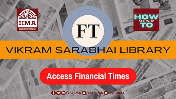 How to Access the Financial Times Articles | VSL How To Series | Video 12