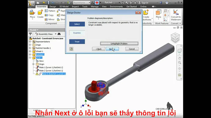 06 Troubleshooting Constraints   01 Assembly Constraint Errors