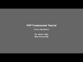 PHP Fundamental Tutorial-27(Form Validation)