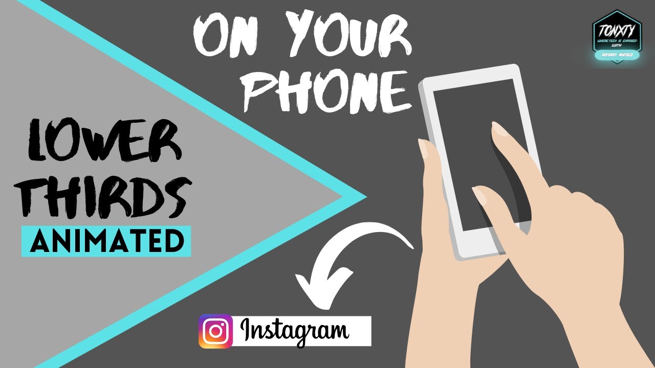 How to make animated lower thirds on Android | Lower third Green screen