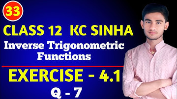 ex 4.1 kc sinha | kc sinha ex 4.1 solution |kc sinha solution class 12th|kc sinha chapter 4 solution