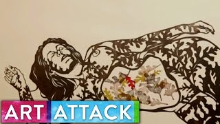 FALL Timelapse Printmaking by Sonia Romero | Art Attack